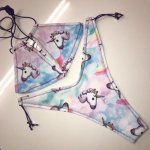 Sexy Womens  Push-up Bra Bandage Beach Bikini Set Swimsuit Triangle Swimwear Bathing