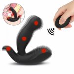 Wireless Remote Control 9 Frequency Vibrators Prostate Massager Vibrating Stimulate Anal Plug Butt Plugs Sex Products for Male