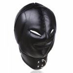 New PU leather bondage hood sex toys for couples adult games cosplay slave mask bdsm hood fetish wear head restraints tools