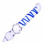 Pyrex glass dildo fake penis crystal anal beads butt plug prostate massager g-spot female masturbation Sex toys for women men