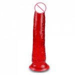 Sex Shop 21*3.5cm Super Soft Crystal jelly With Suction Cup simulation Huge Dildos Massage Vaginal Penis Flirting Sex Products.