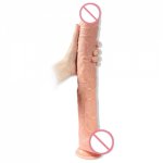 CPWD Artificial Dildo 16.93*13.98 inche Strong Suction Cup Realistic Glans Flexible Bending Female Masturbation Stimulate Toys