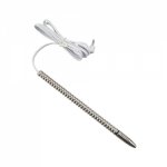 15cm Dia 8mm stainless steel electric Shock therapy urethral Dilator penis plug electro massager adult sex toys  medical themed