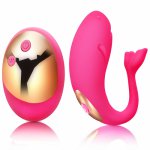 10 Speed Dildo Vibrator Sex Toys For Women G-spot Clitoris Stimulator Kegel Exercise Ball Vagina Wireless Wearable Vibrating Egg