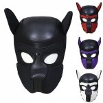 New Cosplay Bondage Hood Dog Headgear Sex Mask Bdsm Bondage Head Slave Fetish Bdsm Tools Adult Games Sex Toys For Women Men