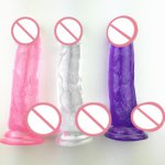 XL,L,M,S 4 Size Artificial Dildos Crystal Penis Simulation Penis Horse Dildos G Spot Massage Plug Masturbator Sex Toys for Women