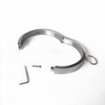 stainless steel metal collar slave bdsm collar fetish wear bdsm bondage restraints neck collars adult games sex toys pordcuts