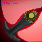 Toysdance 12 Speeds Silicone Anal Vibrator For Women And Men Adult Sex Toy Anus Masturbator Butt Plug For Beginners USB Charging