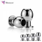 Anal Cleaner Enema Hollow Butt Plug Deep Vaginal Anus  Aluminium Alloy Metal Anal Expand Cleaning Butt Plug Private Good for Man