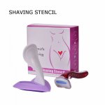 Sex Products 3sizes/lot Sex Pubic Hair Razor For Women Bikini Dedicated Privates Shaving Stencil Sexy Adult Game Stencil Tools