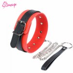 Leather Neck Collar Bdsm Bondage sex toys Women slave game fetish Restraints flirting Bondage Adult Intimate sex toys for Women