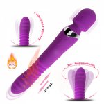 Heating & Rotation Dildo G Spot Vibrato Powerful Adult Sex Toys Personal Clit Massage Magic Wand AV Vagina Stimulator for Woman 