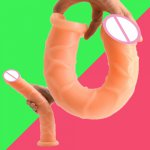 FAAK Big Cock Sex Toys 13.2 Inch Long Dildo Suction Cup Realistic Dildo Penis For Man Women Masturbate Vagina Stimulate 