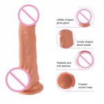 1128 Realistic Big Dildo Penis with Suction Cup Women Female Vagina G Spot Stimulation Adullt Erotic Sex Toys 