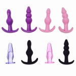 Silicone Butt Plug Male Prostate Massager G spot Vagina Stimulator Anal Dildo Plug Anal Sex Toys for Men Woman Gay Masturbation