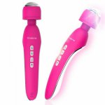 Electric AV Vibrating Wand G Spot Stimulation Vibrator Female Vagina Massager Masturbation Sex Toys For Women Adult Product