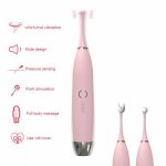 Fast Scream Orgasm Clit Tease Vibrator Sex Toys for Woman Clitoris Stimulation Nipple Massage Magic Wand Sticker G spot Vibrador