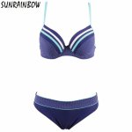 SUNRAINBOW 2019 New Arrival Dot Sexy Bikinis Women Swimsuit Push Up Swimwear Female Beach Wear Bathing Suit Bikini Set  Biquini