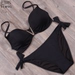 TCBSG Low Waist Bikinis Solid Women Swimsuit Female 2019 New Sexy Push Up Summer Beach Wear Bikini Set Swim Bathing Suit Biquini