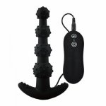 4 Beads Anal Vibrator With Remote Butt Plug Anal Plug Stimulator Anus Ass Prostate Massage Vibrators Sex Anal Toys For Men Women