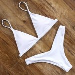 micro mini bikini swimwear women halter push up bikini set padded bra 2018 sexy swimsuit bandage swim suit maillot de bain femme