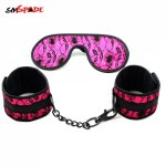 Smspade Bondage Restraint Kit Sex Handcuffs & Blindfold Sex Restraints for Beginners Adult Games Sex Toys for Couples Mask Cuffs