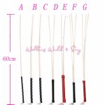 New 60CM Natural Rattan Toughness Whip Fetish Bondage Lash Flogger BDSM Spanking Flogger Whips Adult Game Sex Toys For Couples