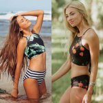 Raintropical 2019 New Zipper Brazilian Sexy Bikinis Women Swimsuit Halter Swimwear Bikini Set Swimming Bathing Suits Swim Wear