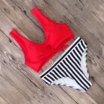 Sexemara Bikini swimsuit women swimwear sexy red black swimming bathing suit beachwear beach swim pool low waist bikini set 2019