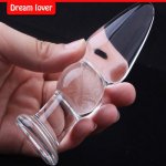 Glass Mini Anal Toys  11*3cm, glassButt Plug,Sex Toys for adult, Backyard plug female/male