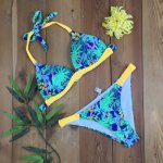 2018 New Handmade Crochet Bikini Brazilian Summer Beach Wear Reversible Swimsuit Sexy Swimwear Women Swimsuit Bathing Suit