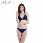 2019 ROSIELARS Summer Bathing Suit Fashion Sexy Bikini Set Women Swimwear Low Waist Special Elastic String Beach Swimsuit