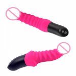 USB Charging G Spot Vibrating Dildo Anal Vagina Vibrator Sex Products For Woman Spiral Swing Magic Wand Massager Adult Sex Toys