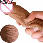 Realistic Huge Dildo Suction Cup Dildo G Spot Clitoris Stimulation Vibrator Penis Female Masturbator Sex Toy for Women Q161