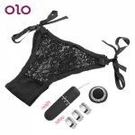 OLO Wearable Bullet Vibrator 10 Frequency Finger Ring Wireless Remote Control Female Masturbation Panty Vibrator Sex Toys