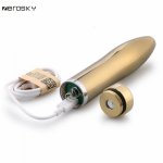 Zerosky, USB Rechargeable Vibrator Waterproof Anal Plug Sex Toys for Women Men Magic Wand Massage Metal dildo Male Sex toys Zerosky