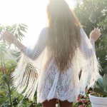 Women Sexy Hollow Cover Up Summer Lace Crochet Bikini Swimwear Beach Dress Bathing Suit Beachwear