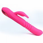 SEAFELIZ 12 Speed Heating Vibration Dildo Telescopic Vibration & Rotating Vibration Female Massage Shock Sex Toys For Woman