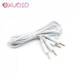 EXVOID Electric Shock Accessories 4 Pin Wire Electro Stimulation Cable Therapy Massager Medical Themed Toys Sex Toys for Couples