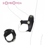 Sex Penis Rings Adjustable Leather Cock Rings Dildo Penis Extender BDSM Bondage Ring Adult Sex Toys For Men Chastity Cage Device