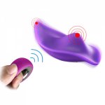 DIBE USB Charging Remote Control Vibrator for Women 12 Frequency Clitoral Stimulate Vagina Strapon Adult Sex Toys for Female