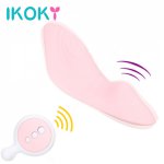 Ikoky, IKOKY Panty Vibrator Invisible Vibrating Egg Female Masturbation Clitoral Stimulator Wireless Remote Control Sex Toys for Women