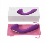 Electric Dildo Vibrator Silicone Vibrating Magic Wand Massage Stick Rolling Balls for Clit Stimulator Sex Toys for Women