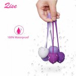 Hot Sale female Kegel Balls train shrink Vagina 5Pcs set vaginal balls Exercises bang Silicone Sex Doll for Women