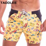 Taddlee Brand Mens Swimwear Bikini Swimsuits Swim Trunks Briefs Shorts Sexy Bathing Suits Long Board Shorts Square Cut Swim Suit