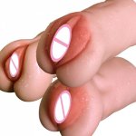 3 Sizes Realistic Vagina for Men Silicone Pocket Pussy Male Masturbator Real Sex Virgin Sucking Cup Adult Products Virgin Mature