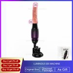 Bpdypro Super Mini Sex Machine For women Smart Heating Dildo Thrusting and vibrating Vibrator Wireless Remote Adullt Sex Toys