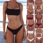 Brazilian Bikini 2018 Swimwear Female Swimsuit Sexy Push Up Swimming Suit For Women Bathing Suit Beach Plus Size Bikini Set XXL