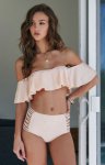 Sexy Brand Plus Size Bikini High Waist Swimsuit Striped Push Up Swimwear Women Brazilian Bikinis Women Bathing Suits 2019