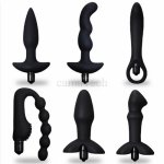 camaTech 10 Speed Vibrating Anal Plug Multispeed Silicone Anal Vibrator Butt Stimulate Plug Waterproof Prostata Massager For Men